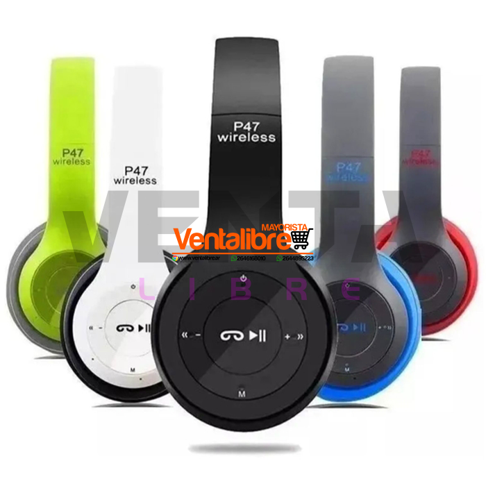 AURICULAR BLUETOOTH VINCHA AJUSTABLE SONIDO ESTÉREO PUERTO JACK 3.5MM