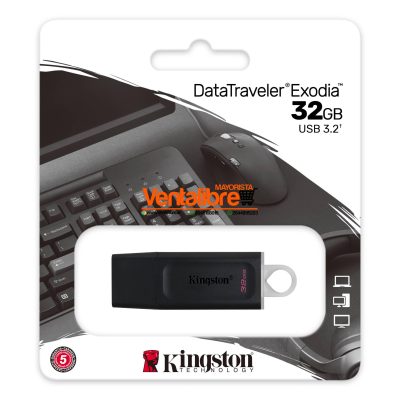 PENDRIVE 32GB KINGSTON DATATRAVELER EXODIA 3.2