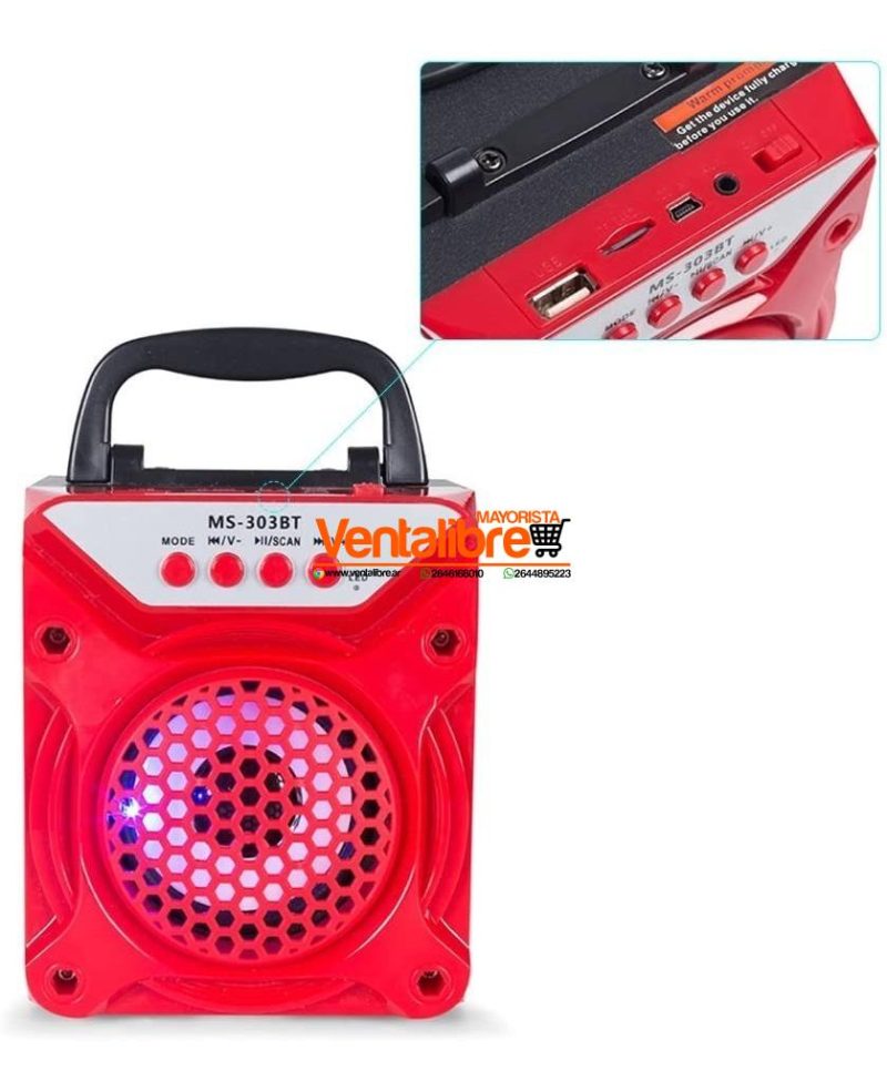 PARLANTE BLUETOOTH 3´´ SPEAKER - Imagen 3