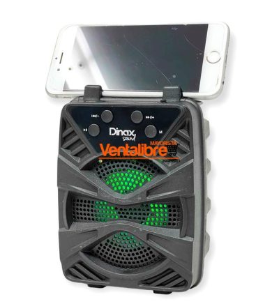 PARLANTE BLUETOOTH MIAMI 3" RADIO LUCES MANOS LIBRE - Image 3