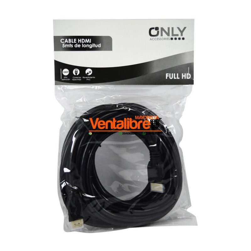 CABLE HDMI GOMA 5M - Imagen 2