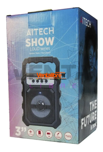 PARLANTE BLUETOOTH AITECH 3"RADIO - Image 2