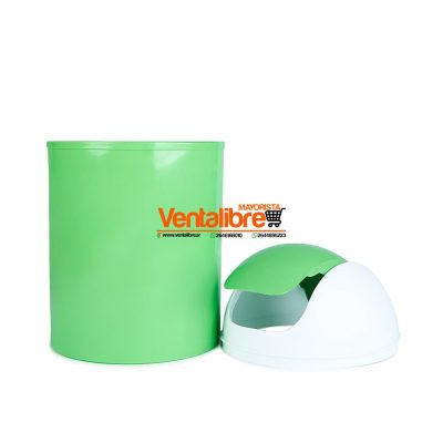 CESTO PARA RESIDUOS CON TAPA VAIVEN VARIOS COLORES - Image 6