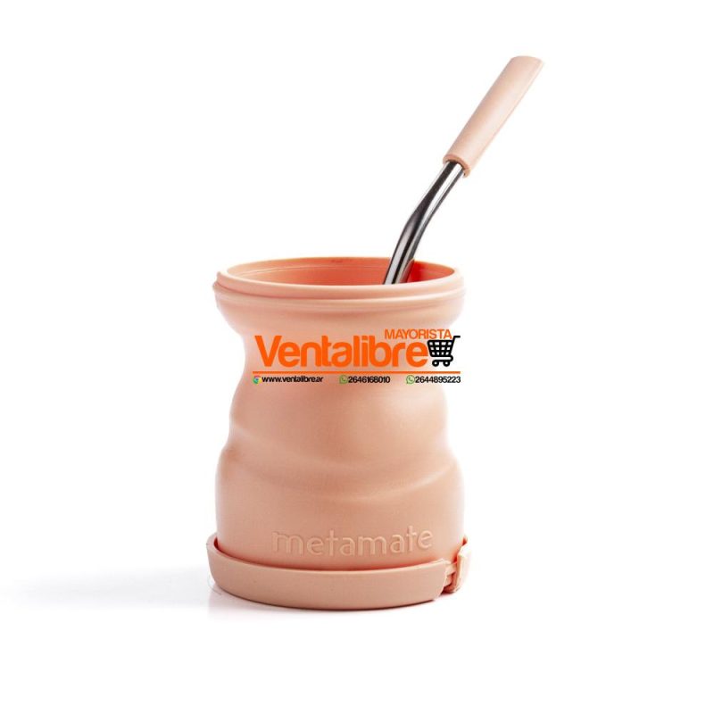 MATE PREMIUM ANTIVUELCO CON TAPA Y BOMBILLA VARIOS COLORES - Imagen 3