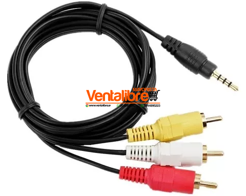 CABLES RCA DE AUDIO Y VIDEO 3M