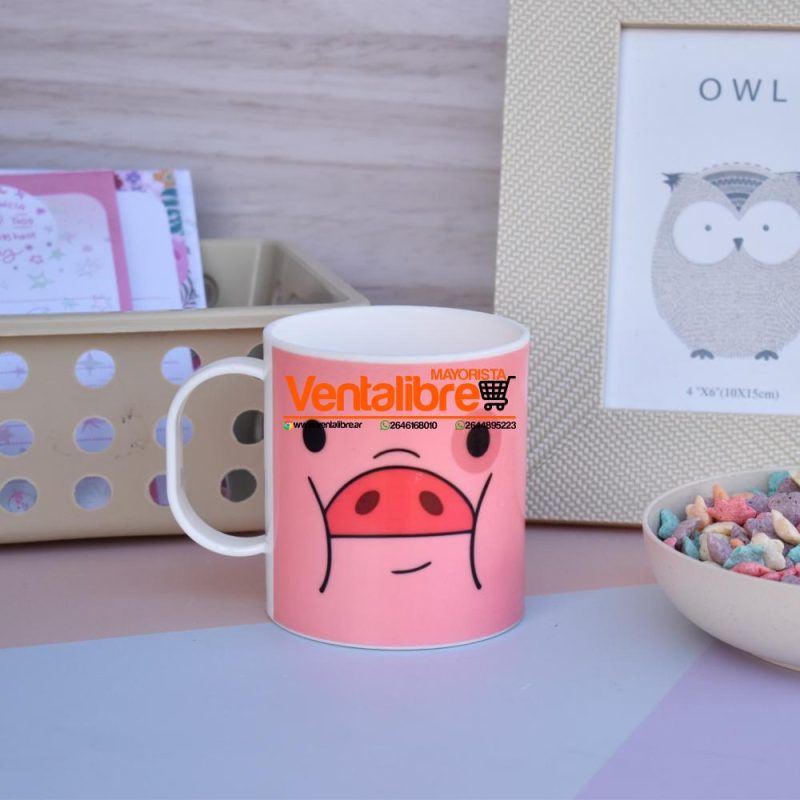 TAZAS INFANTILES ACRILICAS PREMIUM CON PERSONAJES - Imagen 2