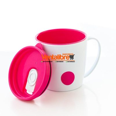 TAZA TÉRMICA PREMIUM DOBLE CAPA CON TAPA Y DISEÑO VARIOS COLORES - Image 3