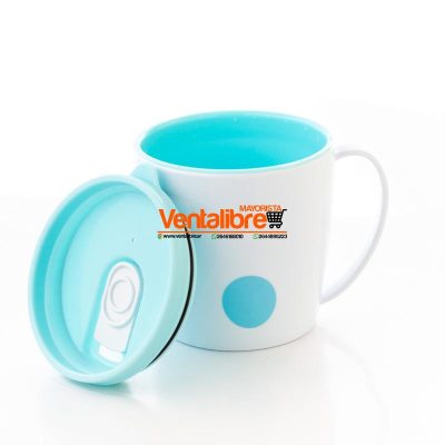 TAZA TÉRMICA PREMIUM DOBLE CAPA CON TAPA Y DISEÑO VARIOS COLORES - Image 4