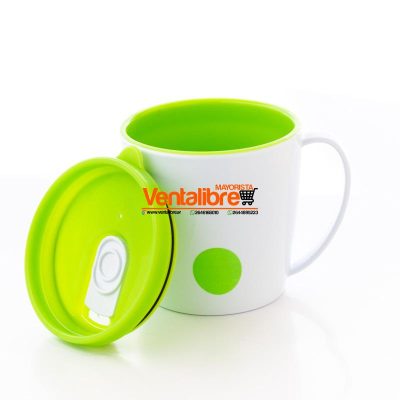 TAZA TÉRMICA PREMIUM DOBLE CAPA CON TAPA Y DISEÑO VARIOS COLORES - Image 5