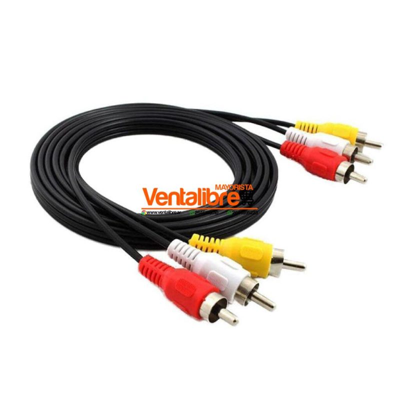 CABLE AUDIO Y VIDEO 3RCA/3RCA 1.5M VR - Imagen 4