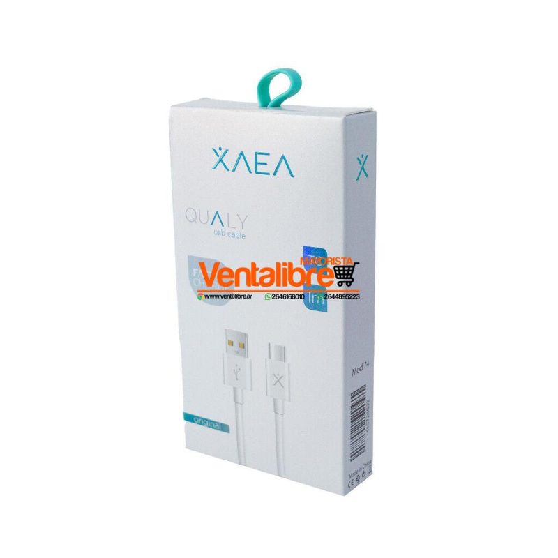CABLE USB QUALY 4.4A XAEA TIPO C 1MTS - Imagen 2