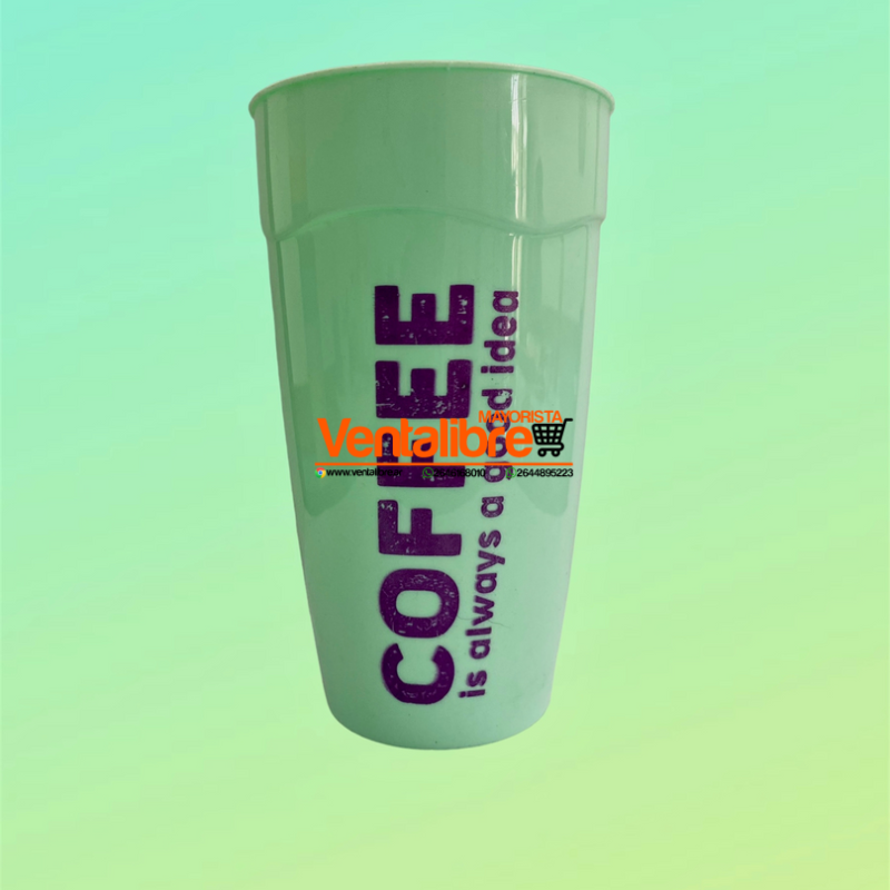 VASO COFFEE REFORZADO VARIOS COLORES