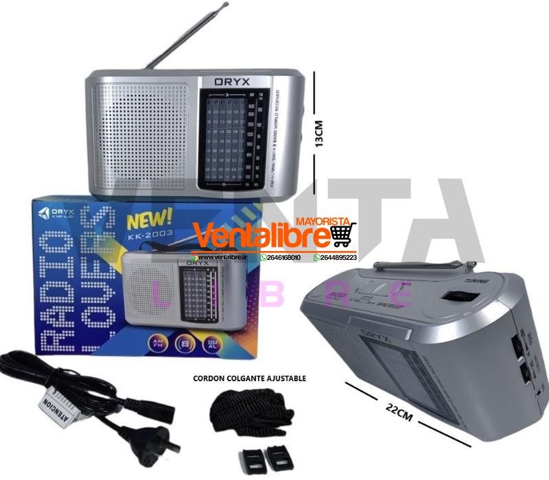 RADIO 8 BANDAS DUAL ORYX