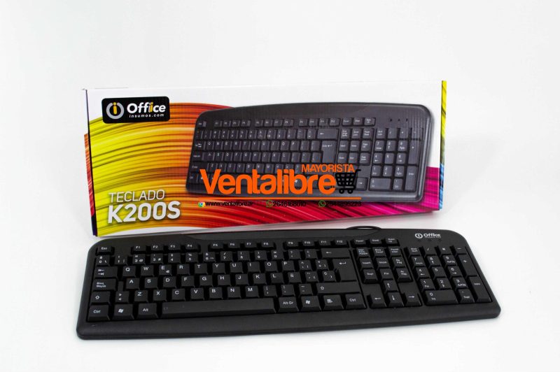 TECLADO USB OFF-K200S OFFICE