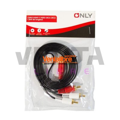 CABLE AUDIO 2RCA/2RCA 1.5M VR