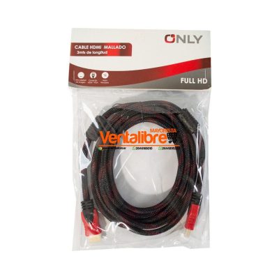 CABLE HDMI MALLADO 3M - Image 3