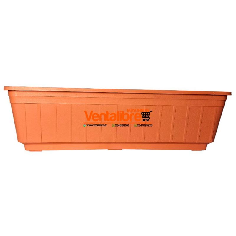 MACETA RECTANGULAR JARDINERA PREMIUM N°45 MED. 45 X 16 X 13 CM. - Imagen 8