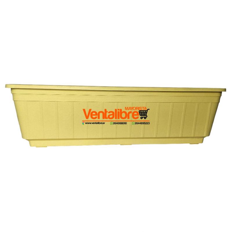 MACETA RECTANGULAR JARDINERA PREMIUM N°45 MED. 45 X 16 X 13 CM. - Imagen 11
