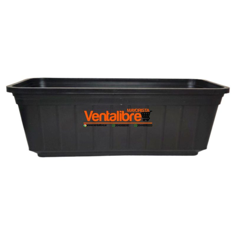 MACETA RECTANGULAR JARDINERA PREMIUM N°35 MED. 35 X 14 X 12 CM. - Imagen 5