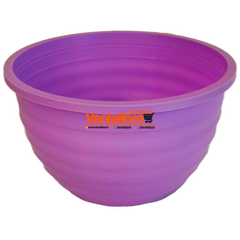 MACETAS ANILLADAS N°12 CON SOPORTE PARA COLGANTES - Imagen 5