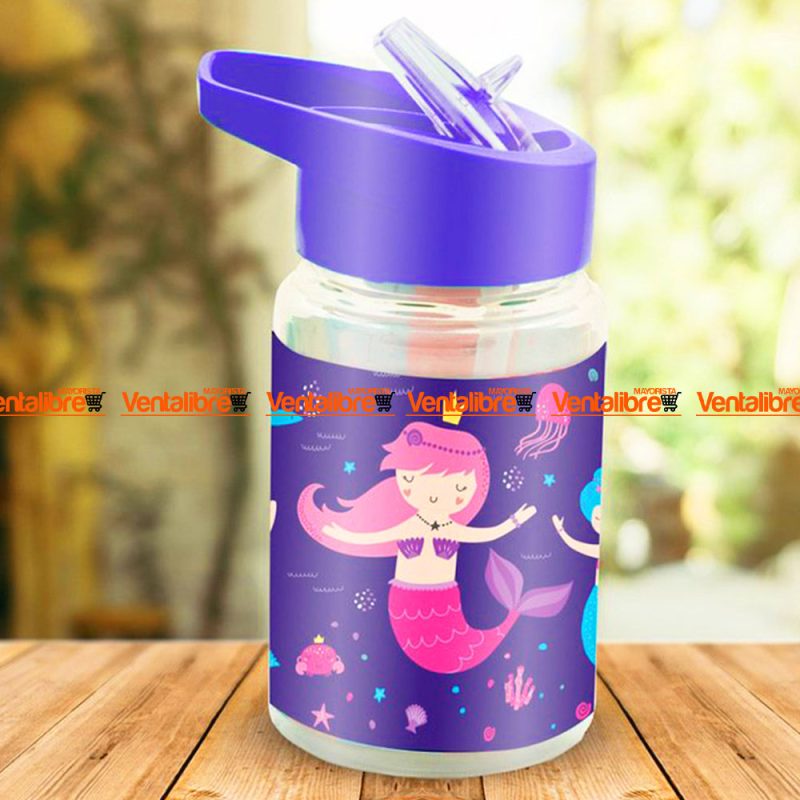 BOTELLA DEPORTIVA INFANTIL CON AGARRE DE 400 ML. ESTAMPADA - Imagen 3