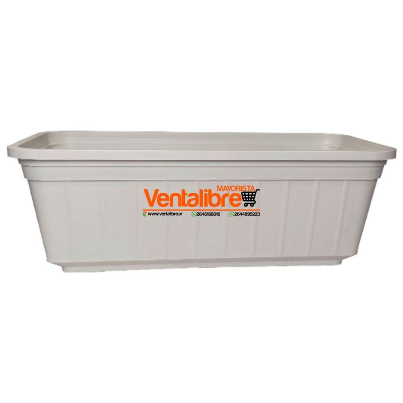 MACETA RECTANGULAR JARDINERA PREMIUM N°35 MED. 35 X 14 X 12 CM. - Imagen 6