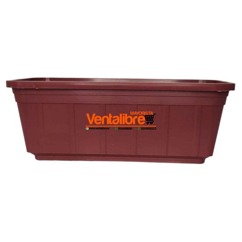 MACETA RECTANGULAR JARDINERA PREMIUM N°20 MED. 20 X 11 X 7 CM. - Imagen 8