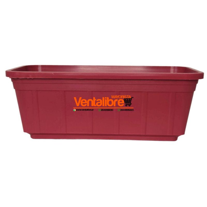 MACETA RECTANGULAR JARDINERA PREMIUM N°20 MED. 20 X 11 X 7 CM. - Imagen 10