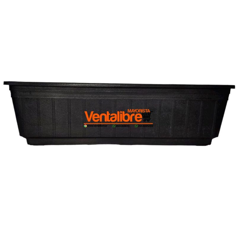 MACETA RECTANGULAR JARDINERA PREMIUM N°45 MED. 45 X 16 X 13 CM. - Imagen 5