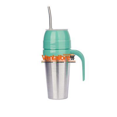 MATE LISTO AUTOCEBANTE PREMIUM DE ALUMINIO 400 ML. VARIOS COLORES - Image 9