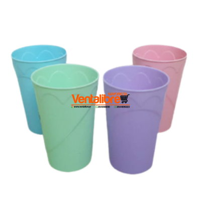 VASO CON ONDA CALADO 500 CC