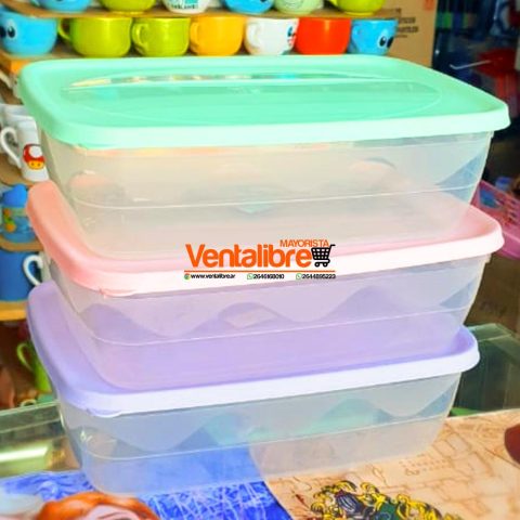 HERMÉTICO RECTANGULAR DE 4.5 LTS. 4 COLORES