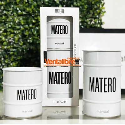 SET YERBERA Y AZUCARERA PREMIUM LATAS LITOGRAFIADAS CON EMPAQUE DE REGALO