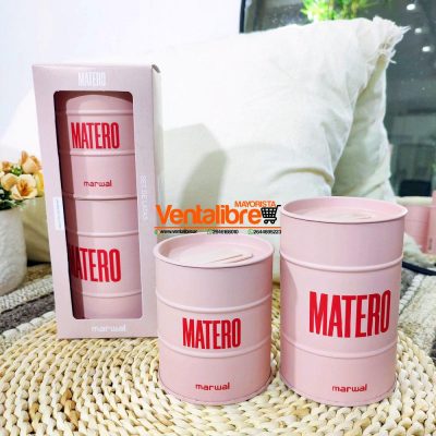 SET YERBERA Y AZUCARERA PREMIUM LATAS LITOGRAFIADAS CON EMPAQUE DE REGALO - Image 3