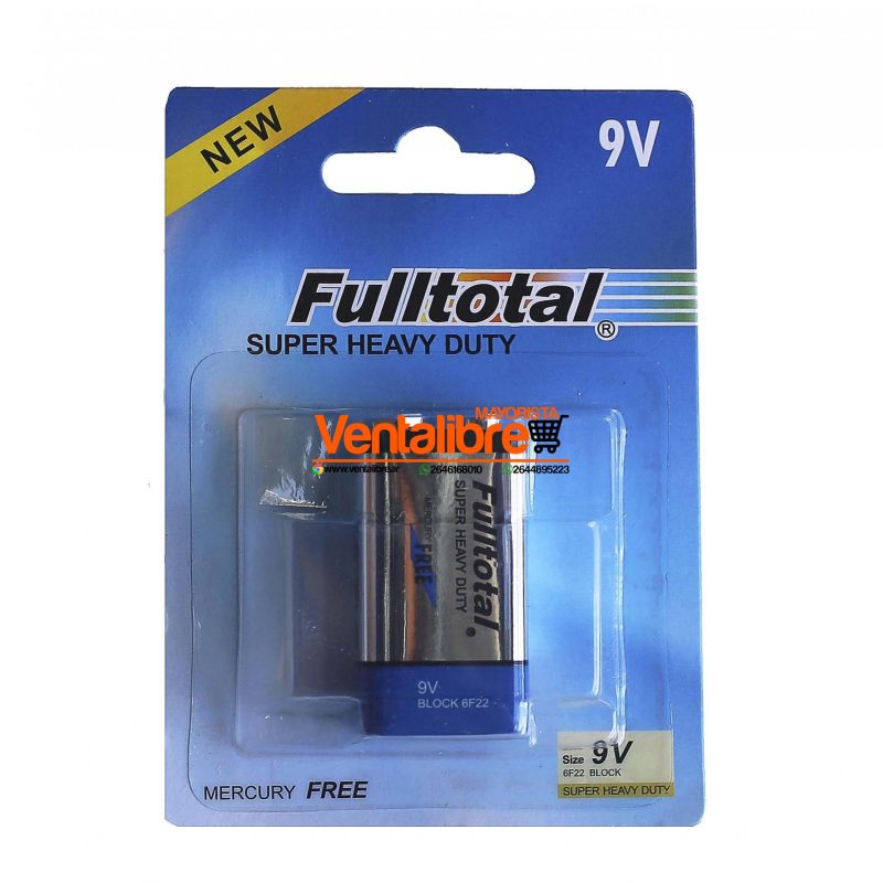 BATERIAS 9V SUPER HEVY DUTY