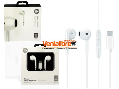 AURICULAR CON CABLE TIPO C IN EAR