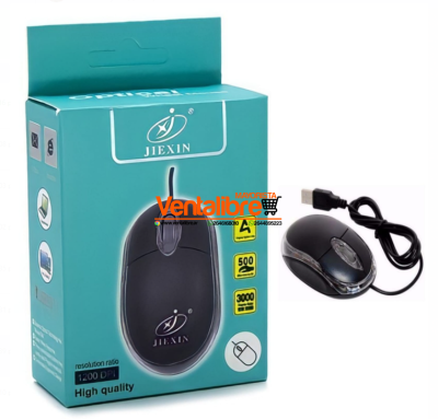 MOUSE OPTICO CON CABLE USB 1200 DPI