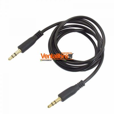 CABLE AUXILIAR NEGRO 1.5 METROS