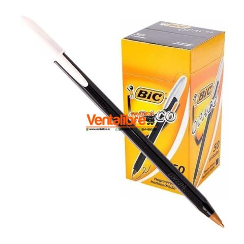 BOLÍGRAFO OPACO BIC NEGRO