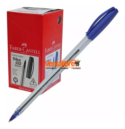 BOLIGRAFO FABER CASTELL TRILUX AZUL