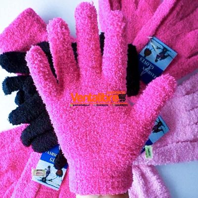 GUANTES DAMA CHENILLE SUPER ABRIGADOS VARIOS COLORES