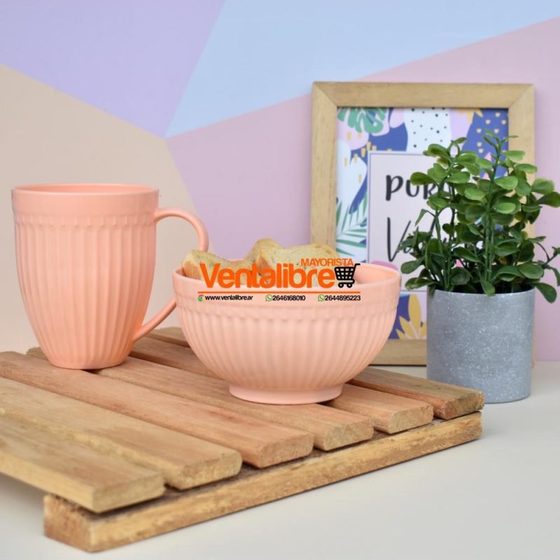 BOWL INDIVIDUAL FACETADO COLORES VARIOS - Imagen 6