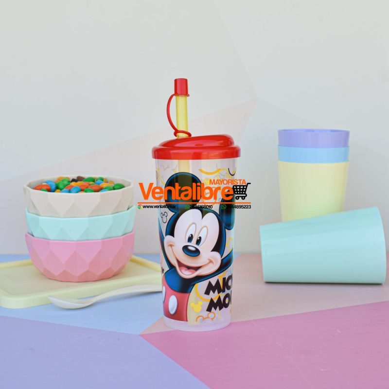 VASO CON SORBETE PERSONAJES 400 CC. - Imagen 2