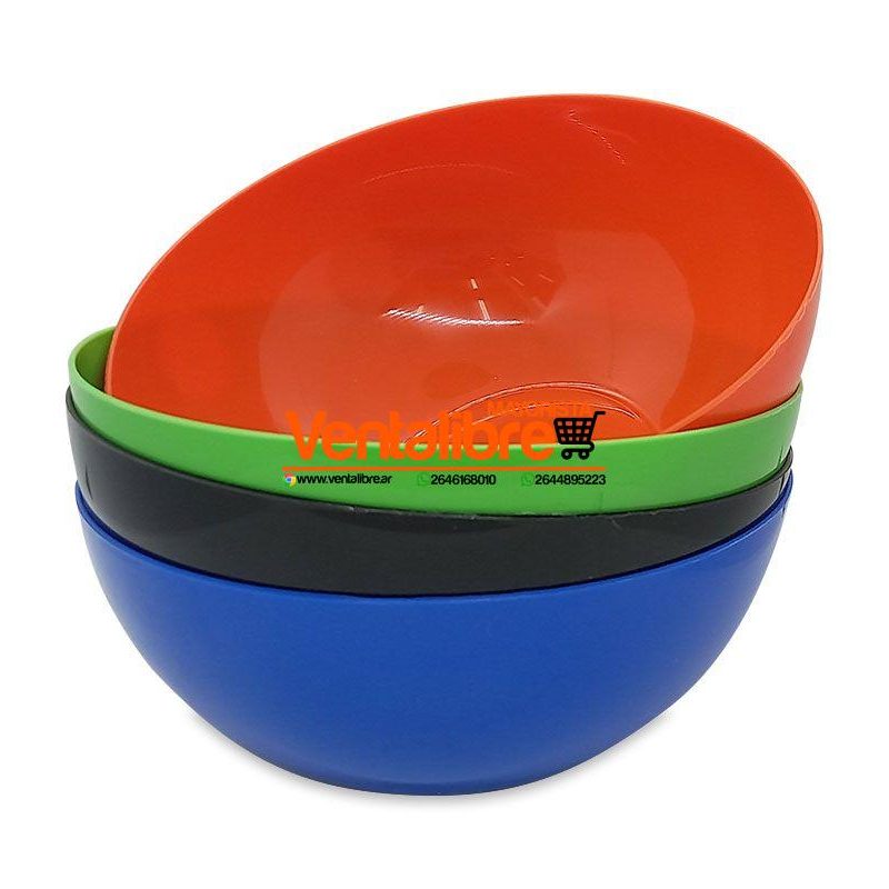 BOWL N°2 DE 23CM COLORES SURTIDOS