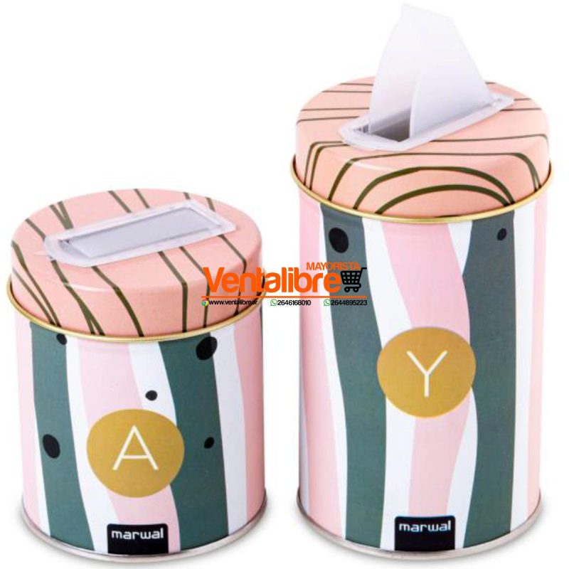 SET YERBERA Y AZUCARERA PREMIUM LATAS LITOGRAFIADAS VARIOS DISEÑOS - Imagen 12