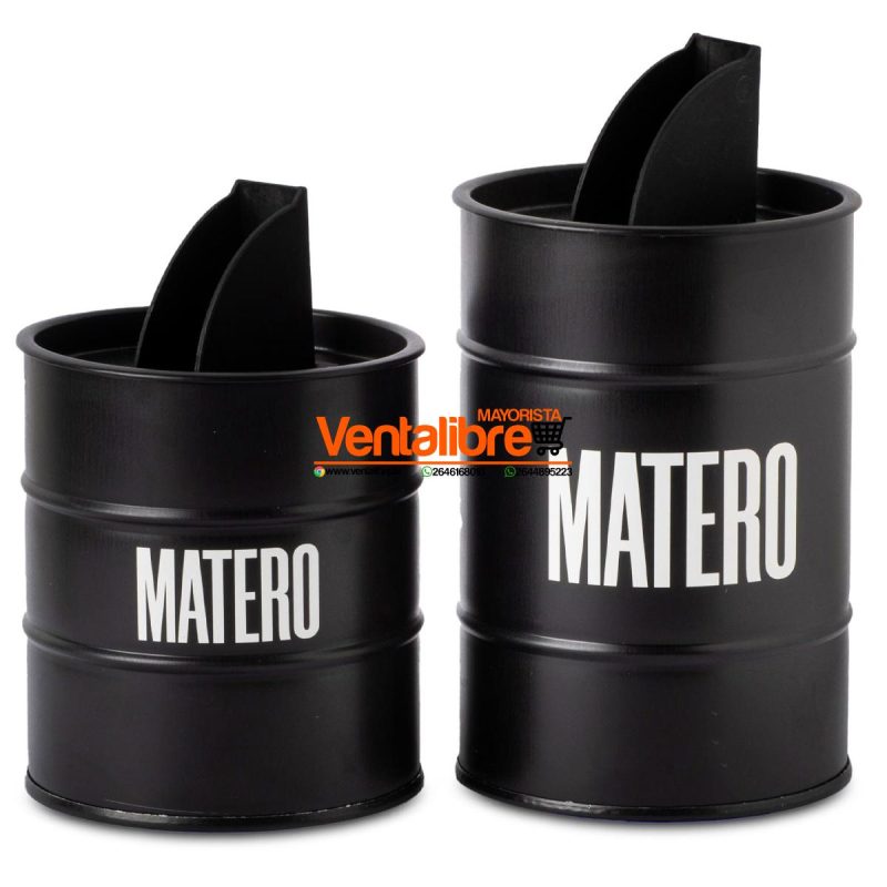 SET YERBERA Y AZUCARERA PREMIUM LATA BRANCA LITOGRAFIADA - Imagen 3