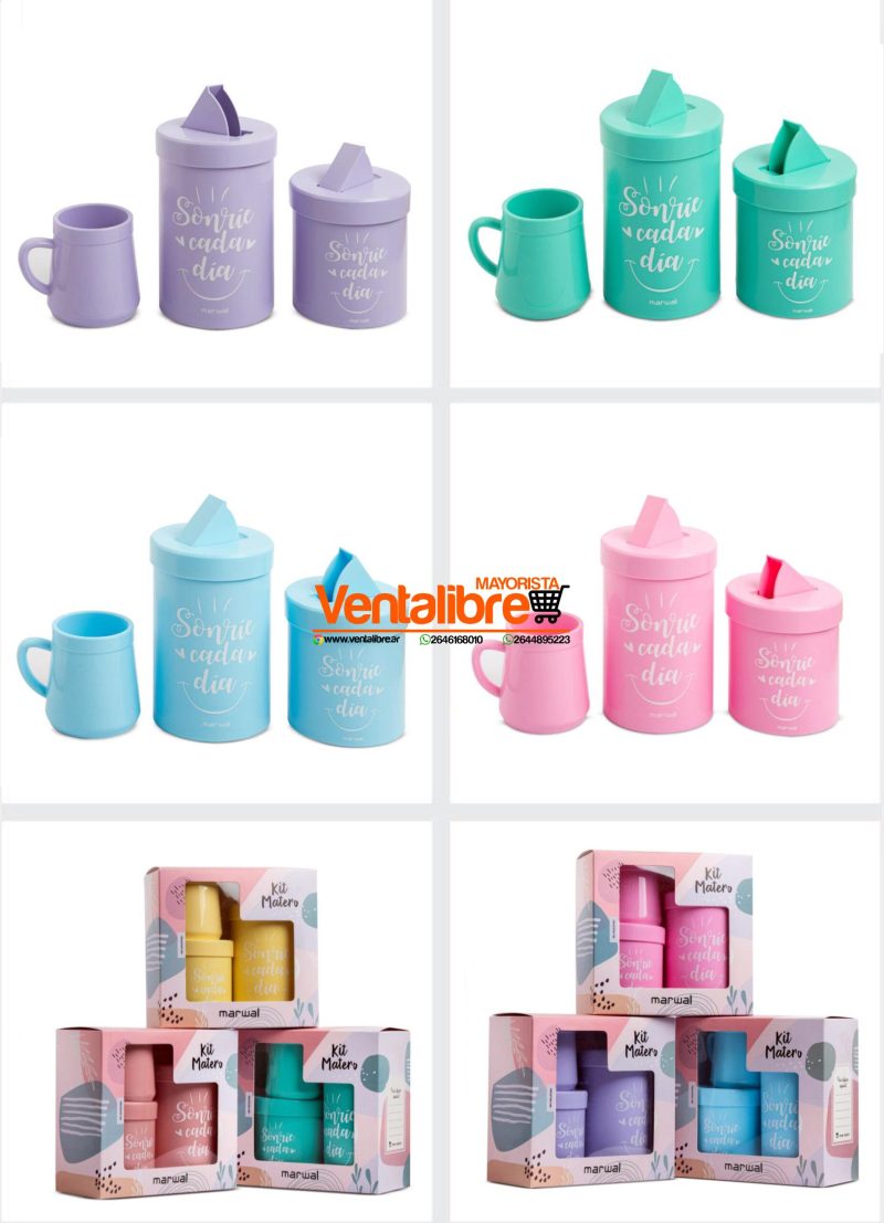 SET YERBERA AZUCARERA LITOGRAFIADA CON MATE EN CAJA DE REGALO - Imagen 2