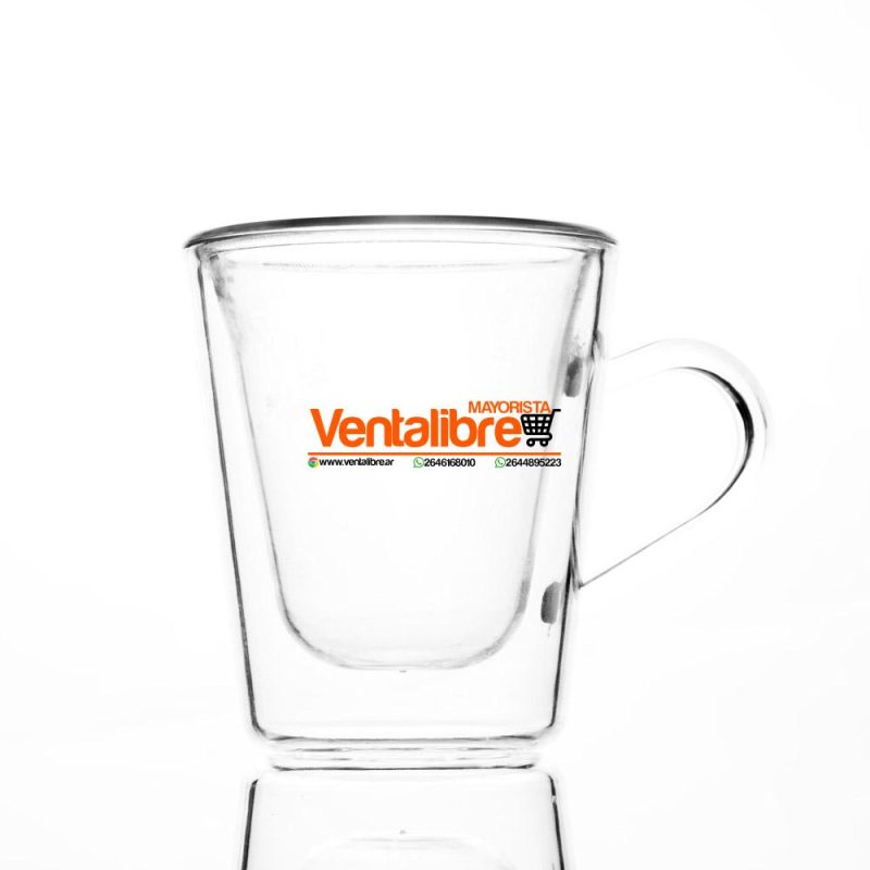 TAZAS DE CAFÉ MACHIATTO DOBLE CAPA X 4 UNIDADES - Imagen 2