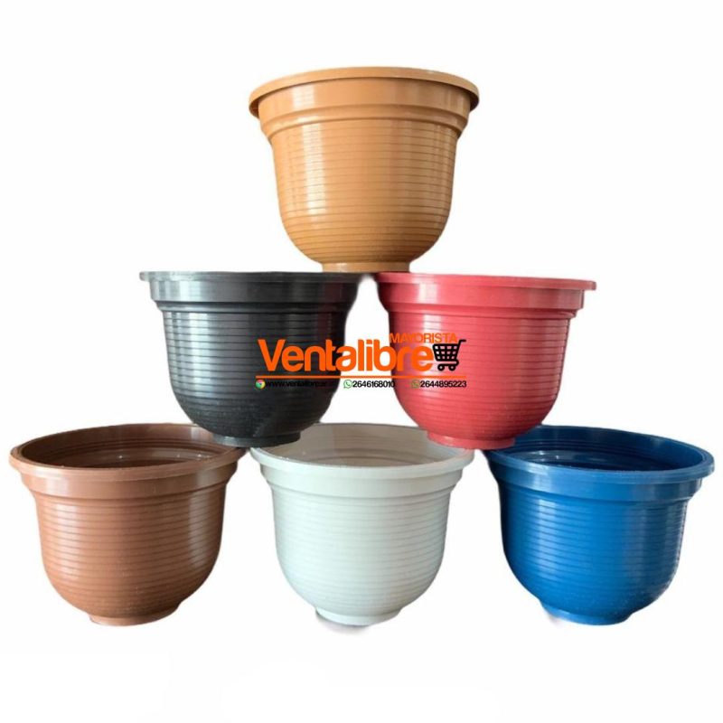 MACETAS PREMIUM EN COLORES SOPORTE PARA COLGANTES N°17 - Imagen 6