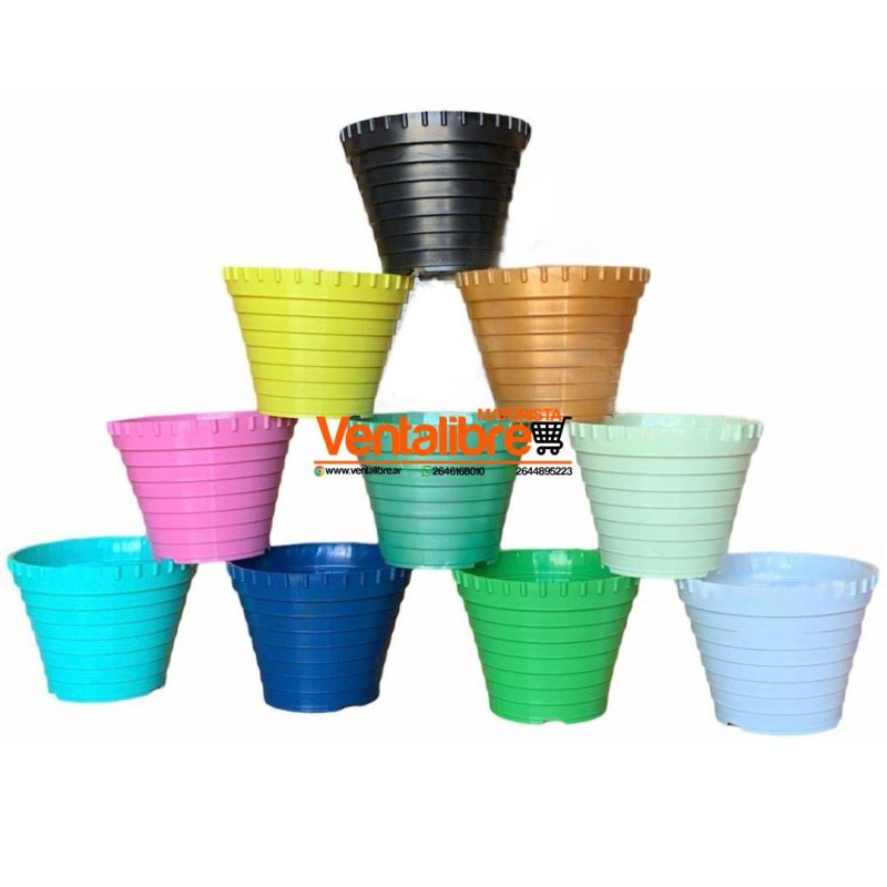MACETAS PARA JARDIN EN COLORES N°10 - Imagen 4